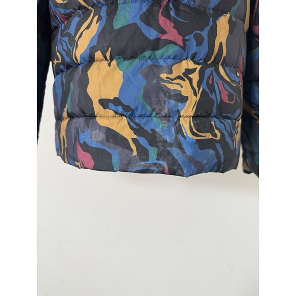 Eddie Bauer Stratustherm Goose Down Puffer Jacket Camo Womens Medium - Picture 11 of 12